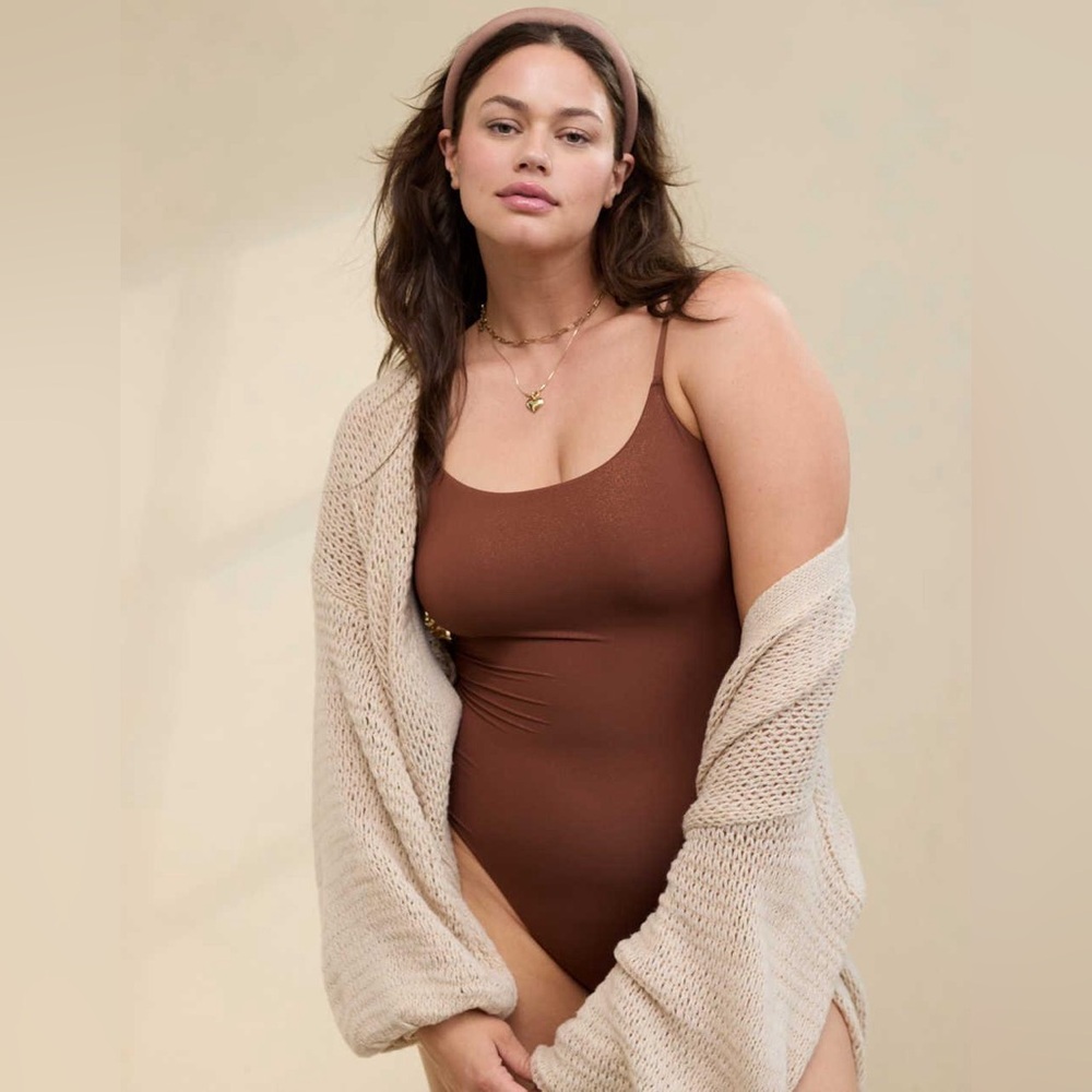 Aerie Smoothies Thong Smoothing Bodysuit